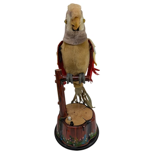 1960’s Marx Toys Battery Operated Pete The Talking Parrot For Repair Or Parts