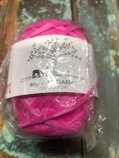 Hamanaka Eco - Andaria Pink Craft Raffia 40g/80m 46