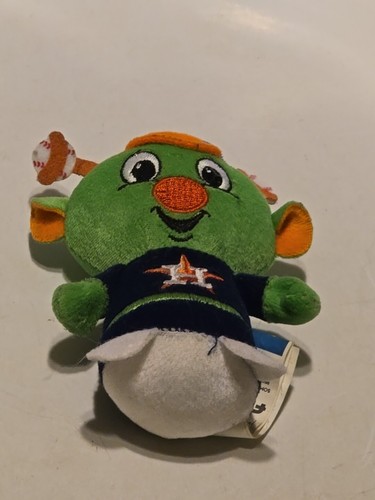 Houston Astros ORBIT Peluche Mascotte Orbita 4,5” FOCO Merchandise Originale - Foto 7 di 8
