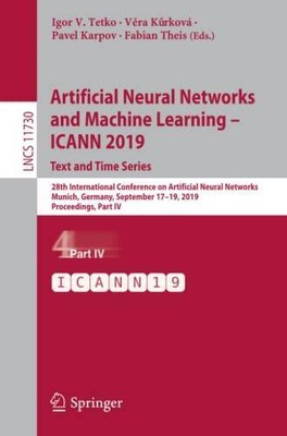 Artificial Neural Networks and Machine Learning  ICANN 2019: Tex - ACCEPTABLE