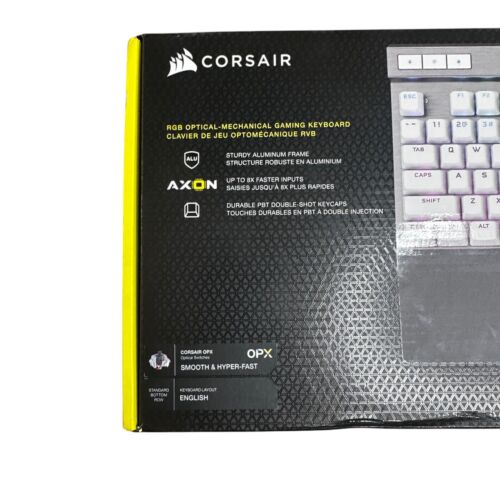 CORSAIR K70 PRO RGB Optical-Mechanical Gaming Keyboard, Backlit RGB LED -NEW - Picture 4 of 7