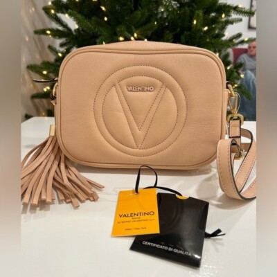 Mario Valentino Mia Sauvage Light Pink Leather Cross Body Bag | eBay