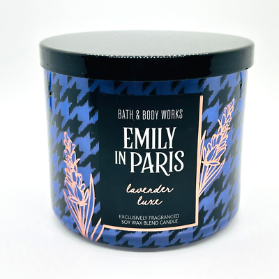 Bath & Body Works EMILY IN PARIS Lavender Luxe Large 3 Wick