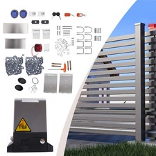 1134kg/2500lb Automatic Electric Door Motor Kit Sliding Rolling Gate Opener 550W
