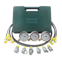 Excavator Hydraulic Stainless Steel Pressure Gauge Hydraulic Pressure Test Kit Excavator Hydraulic Stainless Steel Pressure Gauge Hydraulic Pressure Test Kit