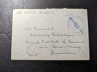 1943 England Military Cover Field Post Office FPO 550 to Jerusalem Palestine — photo 1