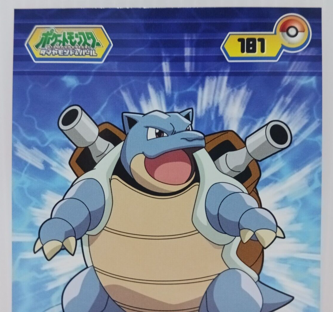 Blastoise Pokemon Card Japan Pocket Monsters Rare | eBay