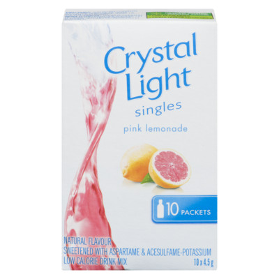 2-Pack Crystal Light Singles, Pink Lemonade