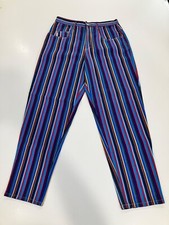 Vintage Hot and The Gang Striped Pants Size L 31" Waist