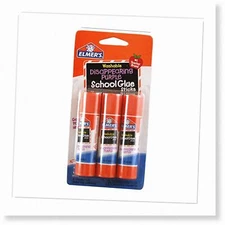 Eco-Friendly Vanishing Purple School Sticks, 3 Pack, 6g Each (E520)