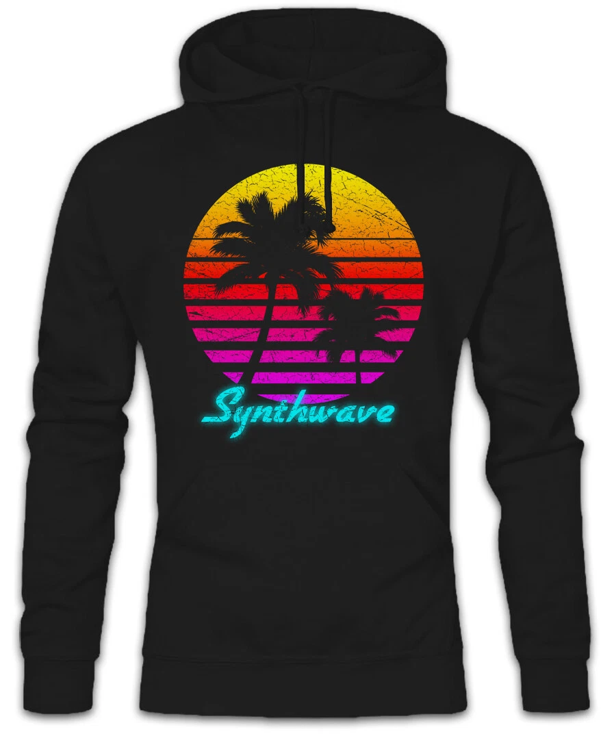 Synthwave I Hoodie Sweatshirt ADSR Audio LFO Wave Sound Music DJ MC Electro 90s