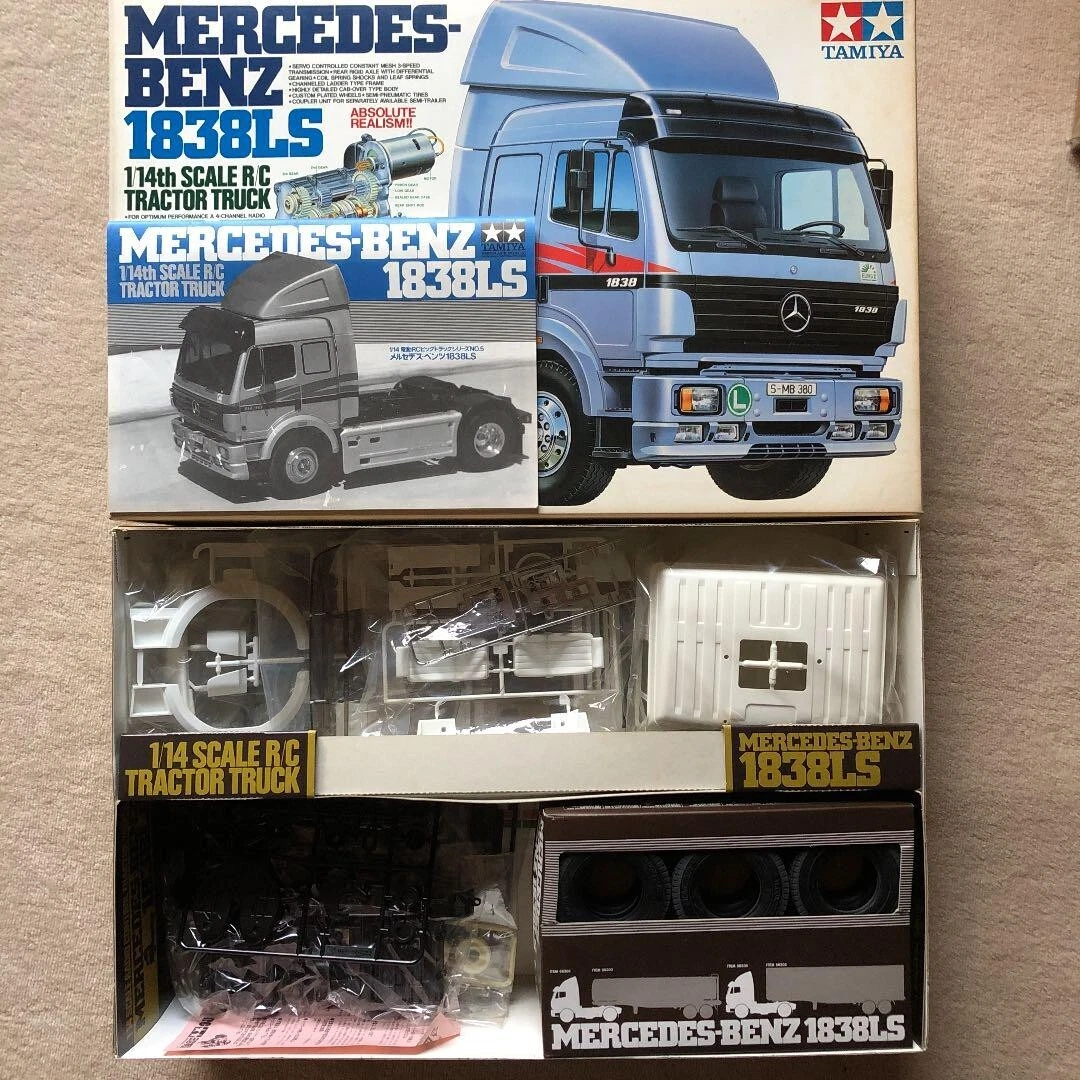 オータムセール タミヤ 1/14 Mercedes 1838LS g.t.power フルオペ