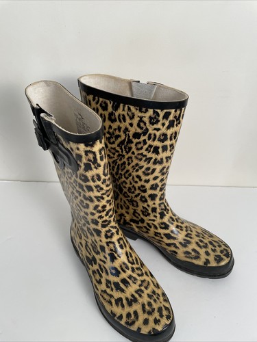 Western Chief Leopard Rain boots Size 