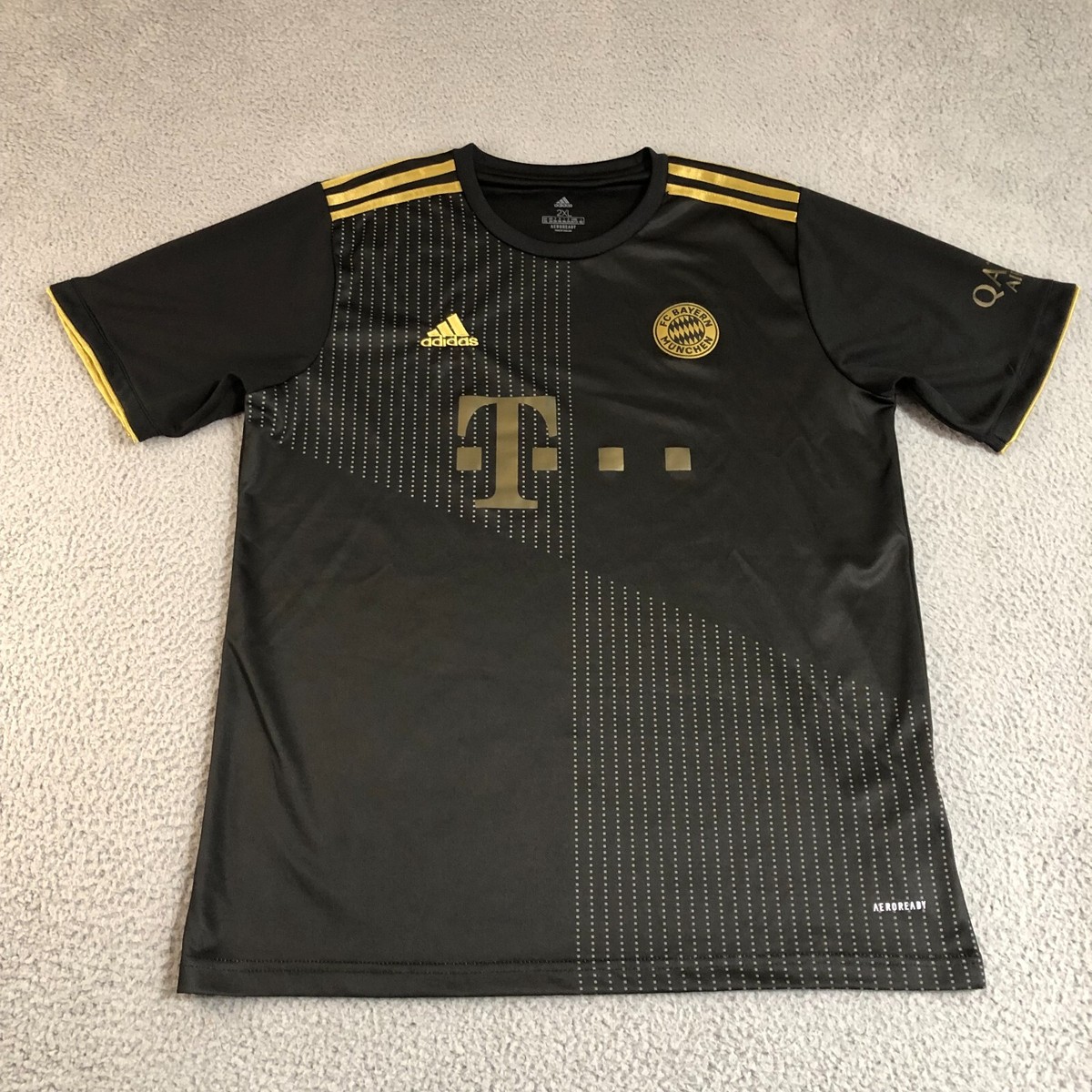 Qatar Airways Jersey XXL FC Bayern Munchen Adidas Aeroready