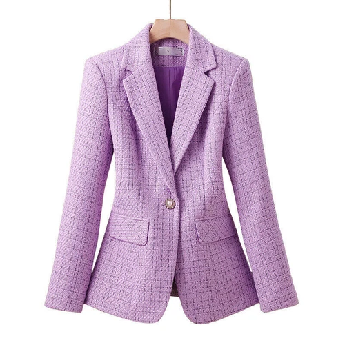 Womens Fall Winter Slim Casual Career Elegant Workwear Suits Blazer Jacket Coats - Foto 8 di 12