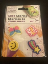 Shoe Charms Fits Crocs Smiley Face Butterfly