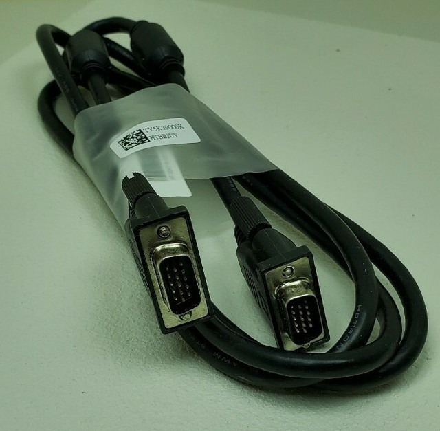 New HP VGA Computer Monitor Cable 6 FT Male to Male eBay