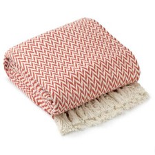 Image of Chevron Collection Recycled Cotton Throw