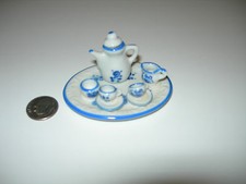 MINIATURE TEA CUP SET GREAT SHAPE L K 