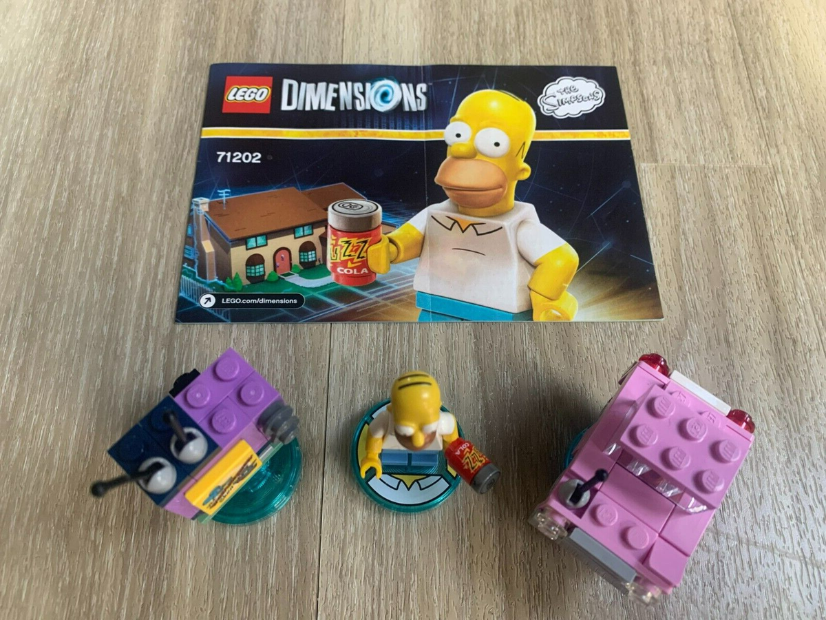Dimensions LEGO 71202 The Simpsons Level Pack 100% Complete No Box