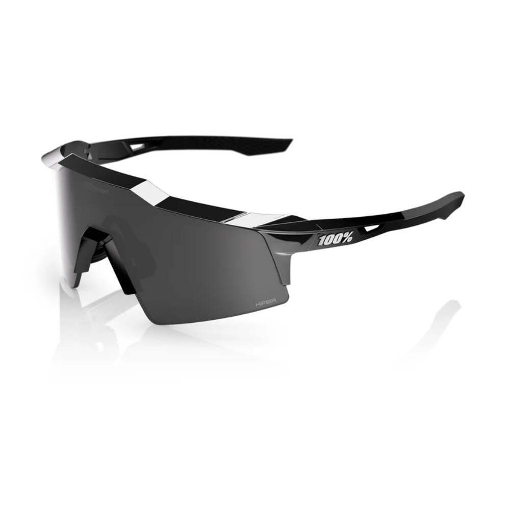 100% Speedcraft SL Sunglasses - Soto 1 Polished Black Chrome