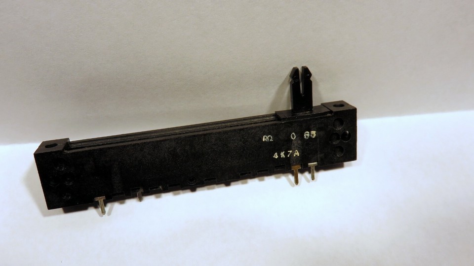 Single Slide Potentiometer 4K7 (4.7K Ohm) - Linear Sliding Pot, Radiohm Brand, For Electronics 7 thumbnail image