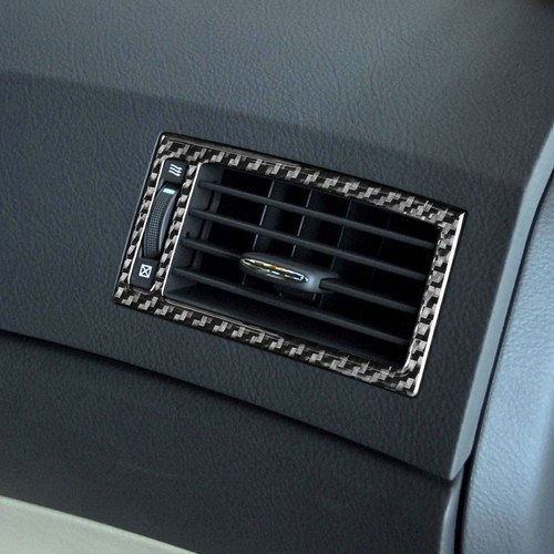 Cubierta de salida de ventilación de aire para tablero de instrumentos de fibra de carbono 2 piezas para Lexus GS 2006-2011 - Imagen 4 de 11