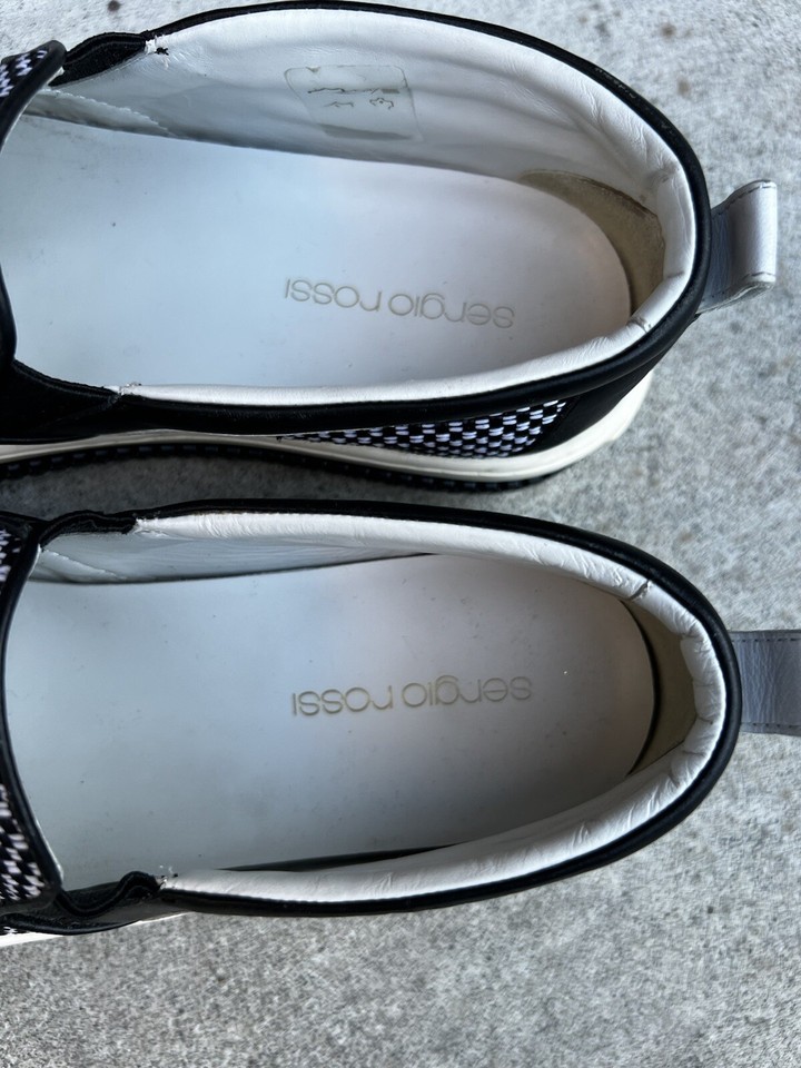 Sergio Rossi Totem Sneakers Zipper Designer Rare Shoes Women's eBay