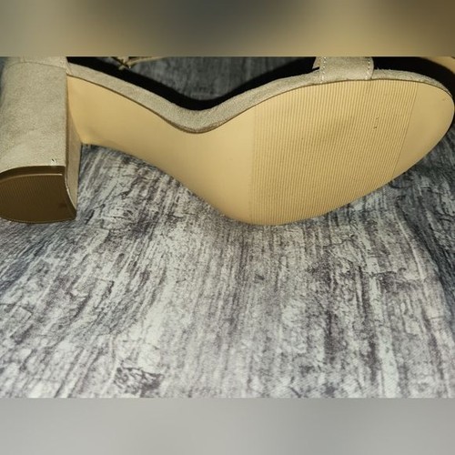 Madden Girl Beella Blush Ankle Strap Sandal 3.25" Heel Shoe Size 7.5 - Picture 5 of 12
