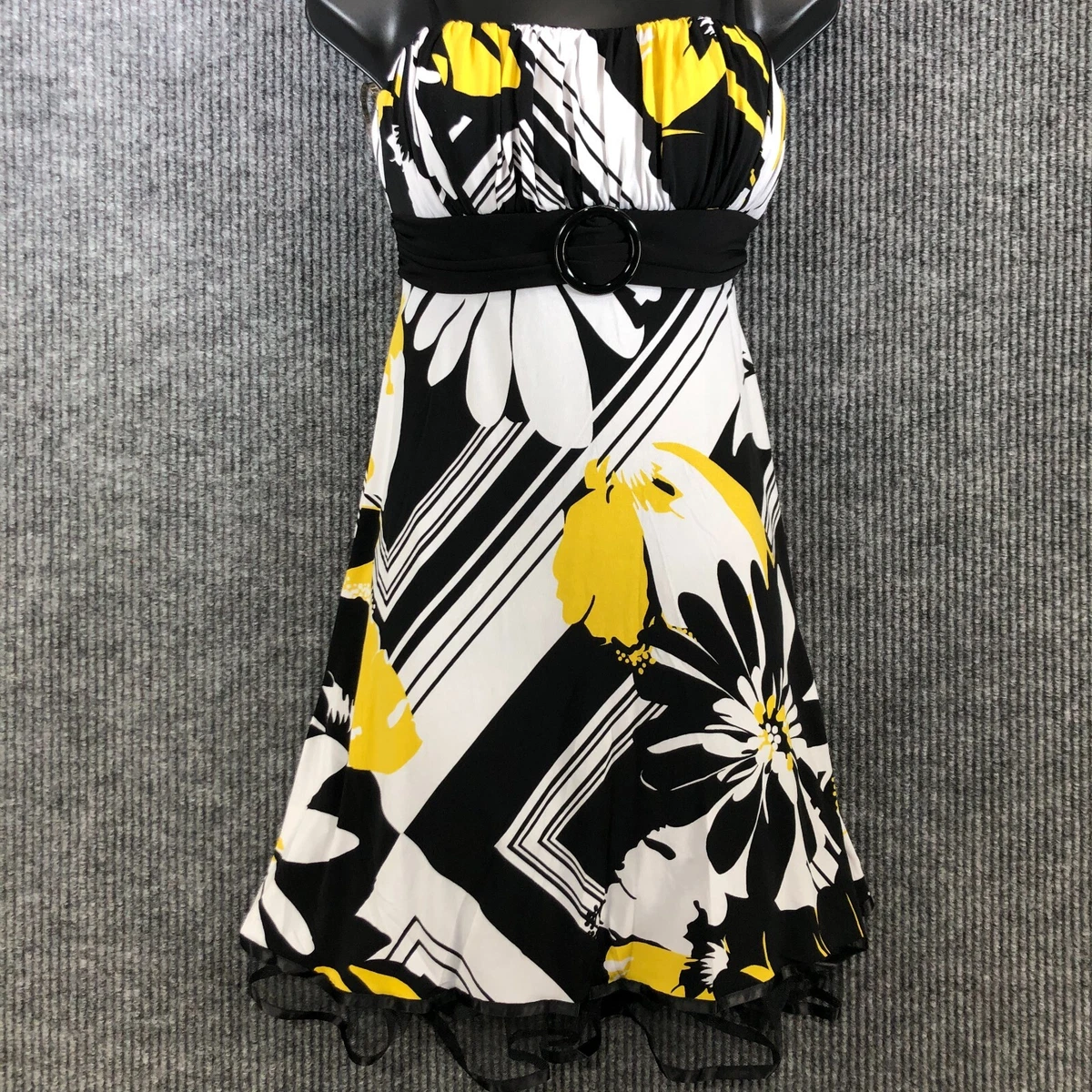 Black and yellow clearance sundress