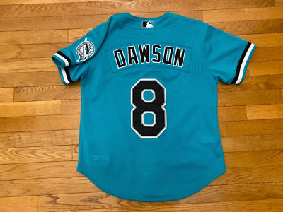 Mitchell Ness MLB Jersey Florida Marlins Andre Dawson #8 Size M 40