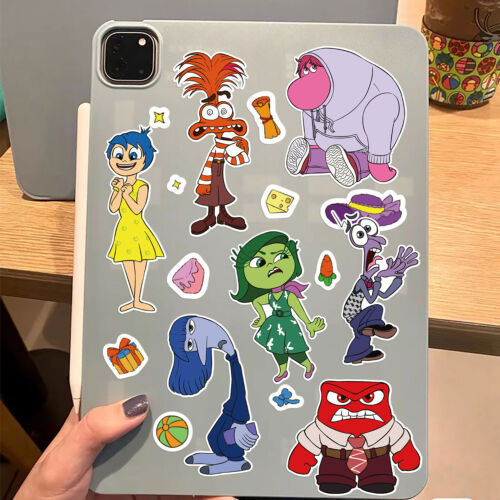 Inside Out Anime Puzzle Aufkleber Kinder Puzzle DIY Spielzeug Make A Face Sticker - Bild 4 von 14