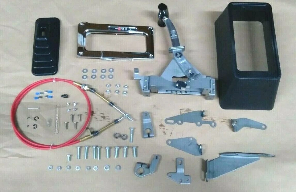 Palanca de cambios de retención automática universal B&M de 3 y 4 velocidades 80776 para Chevy Ford Mopar GM Foto 2 de 2