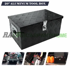20"X12"X10" Heavy Duty Truck Bed 5 Bar Tool Box storage w/ Lock & Key  Black
