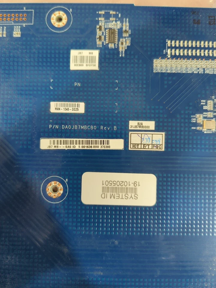 DA0JB7mbcb0 Man-1046-0025 60EB69 8f0f56 Jb7 SAS 19-10205501 Controller/Power - Image 3 of 4