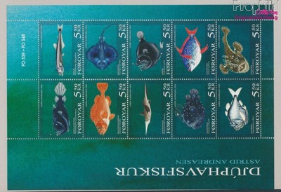 Prophila Briefmarken-Kleinbogen: Dänemark/Färöer 2003 „Postämter“, Postfrisch MNH