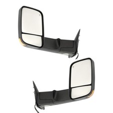 Tow Mirror Set For 2011 2012 Ram 1500 Left Right Side Power Heated Puddle Tow Mirror Set For 2011 2012 Ram 1500 Left Right Side Power Heated Puddle