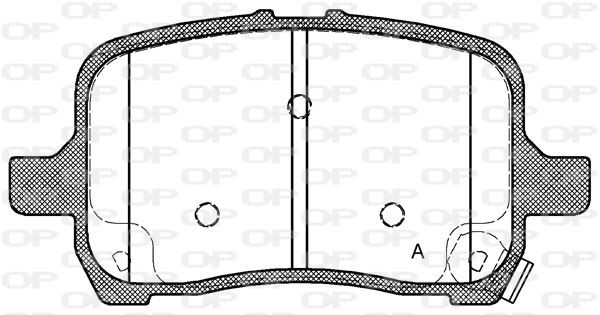 Plaquettes de frein Opel GT Décapotable 2.0 en alliage de carbone pour une endurance premium