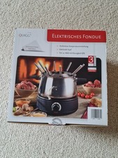 Quigg Elektrisches Fondue Set 1500W für bis zu 8 Personen