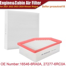 Combo Engine Air Filter & Cabin Air Filter for 2021 - 2024 Nissan Rogue Premium
