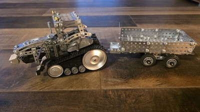 eitech Metallbaukasten  Traktor 2.4 GHz m.Anhänger 00023 mit Bauanleitung u. OVP
