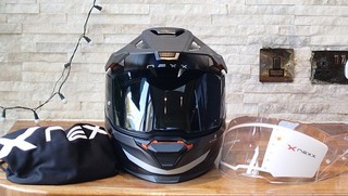 Nexx Y.Travl Quest Matt Black / Grey Motorcycle Helmet Size Small