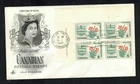 Canada #426 1966 5¢ Alberta Emblems, PB #1 Artcraft cachet FDC