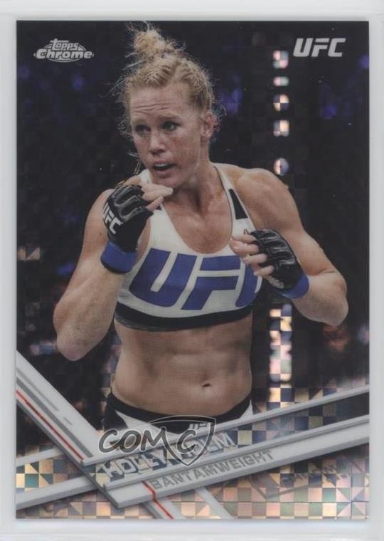 2017 Topps Chrome UFC X-Fractor Holly Holm #95 06iv
