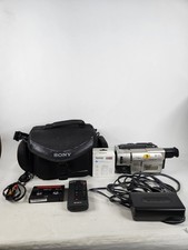 Sony CCD-TRV87 Handycam Camcorder With Remote Charger Cables And Bag Tested