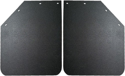 #ad Pair Universal Black Polymer Angled 24quot; x 30quot; Mudflaps Splash Guard Mud Flaps $85.99
