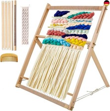 ROCKY&CHAO Webrahmen groß für Erwachsene, Webstuhl aus Holz, EIN für An