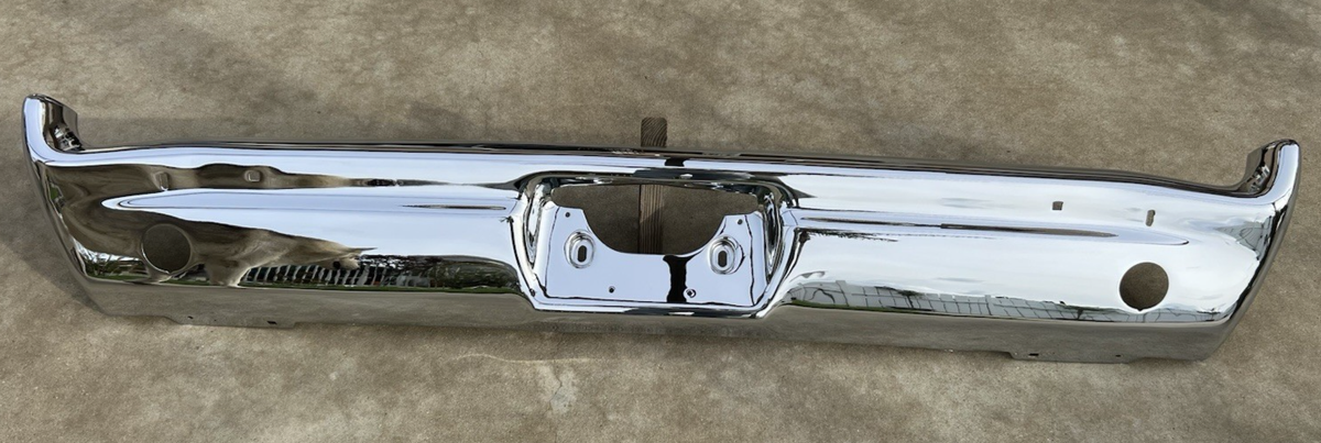 SD PONTIAC REAR BACK BUMPER IMPACT FACE BAR GTO LEMANS CHROME
