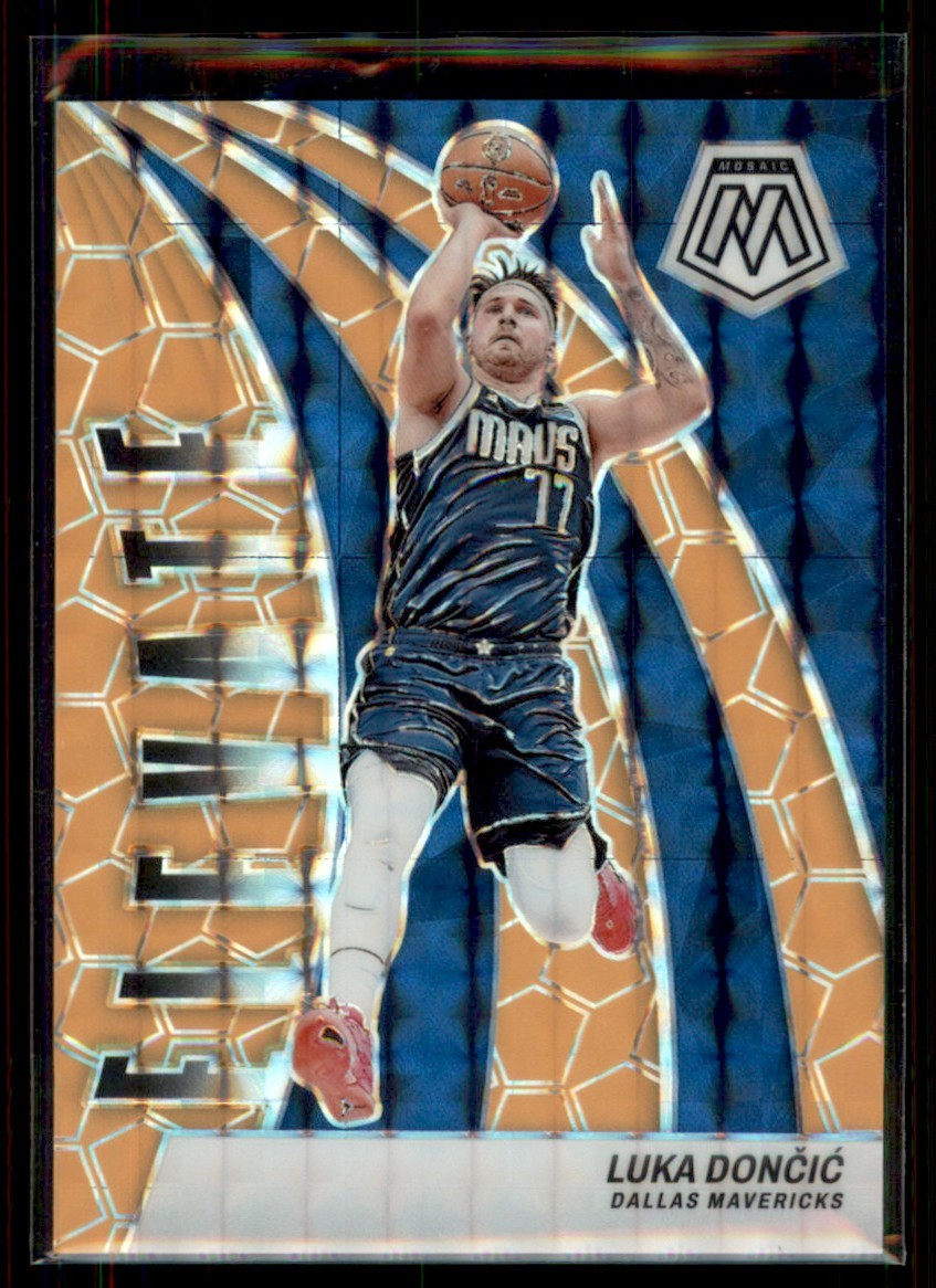 2023-24 Mosaic Elevate ORANGE FLOURESCENT Luka Doncic Lackers #2 13/25