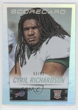 2014 Panini Hot Rookies Rookie Scorecard 53/99 Cyril Richardson #355 z6b